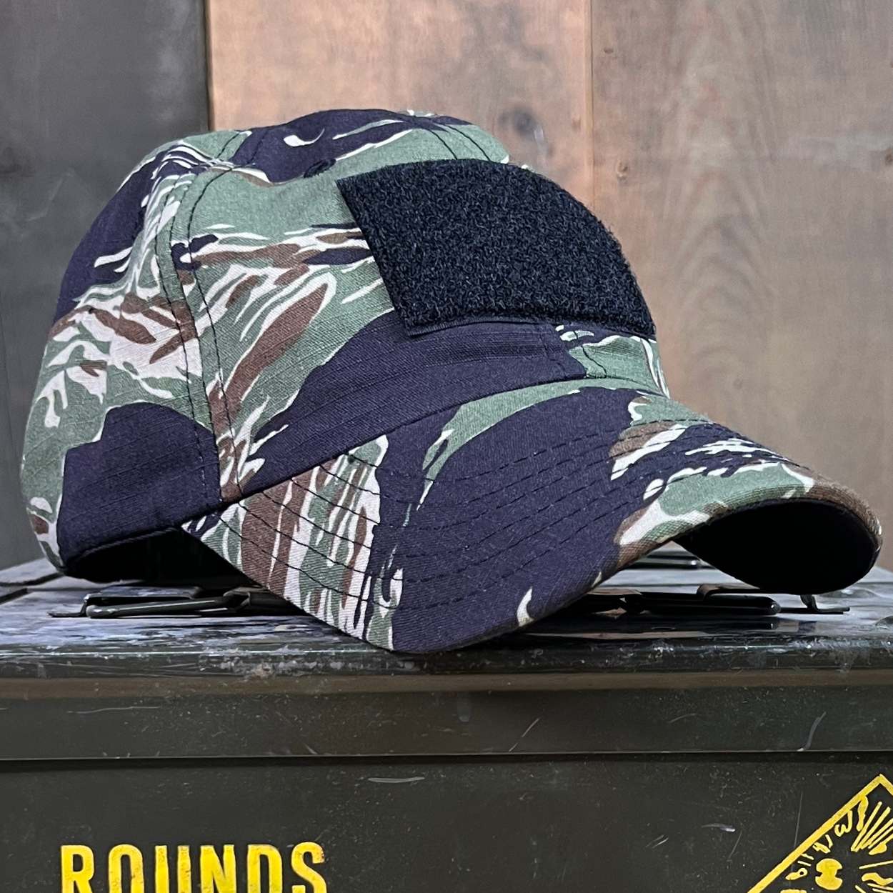 Tactical Velcro Hat | Tiger Stripe | Made In USA