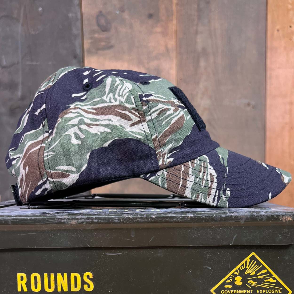 Tactical Velcro Hat | Tiger Stripe | Made In USA