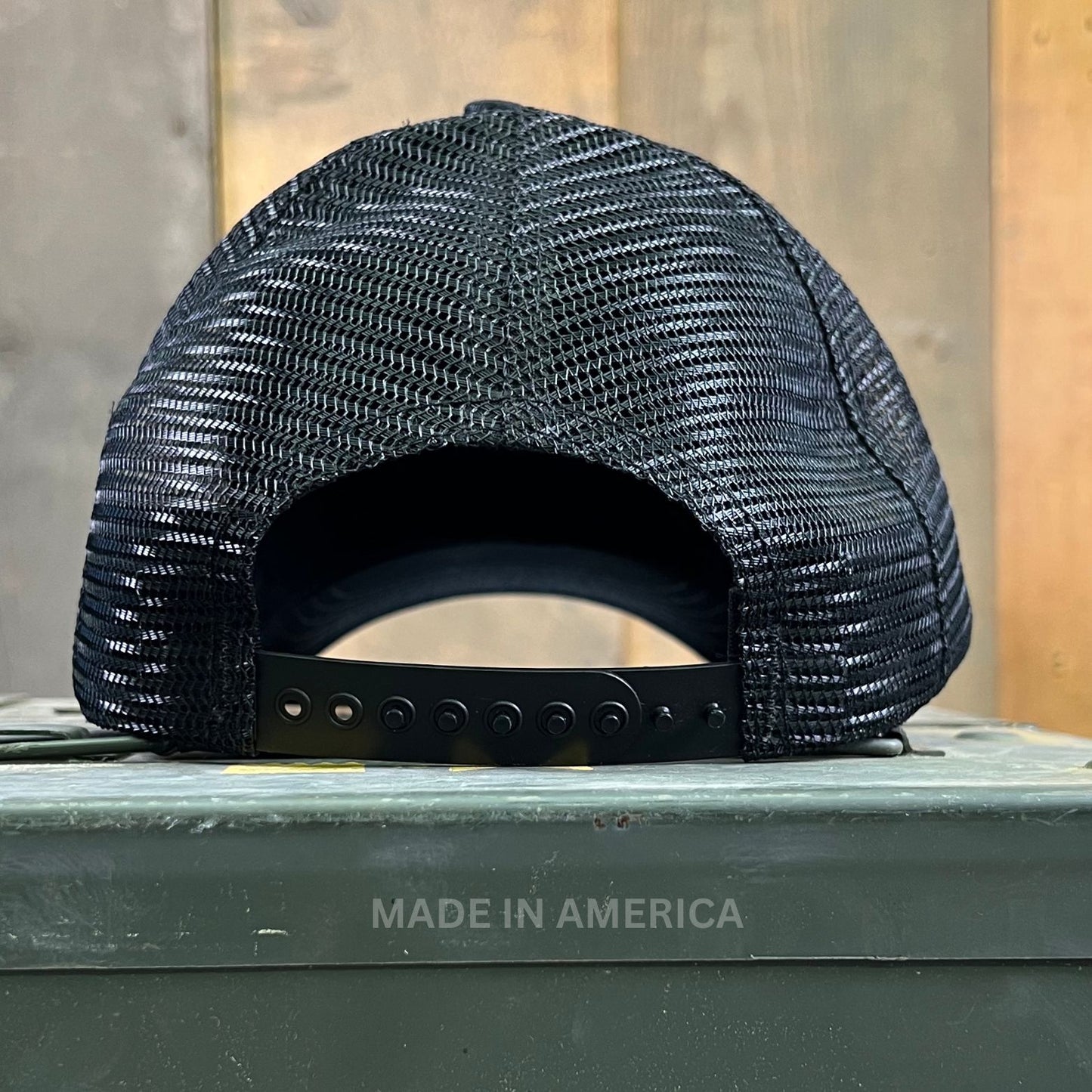 Blank Black Trucker Hat | USA Made