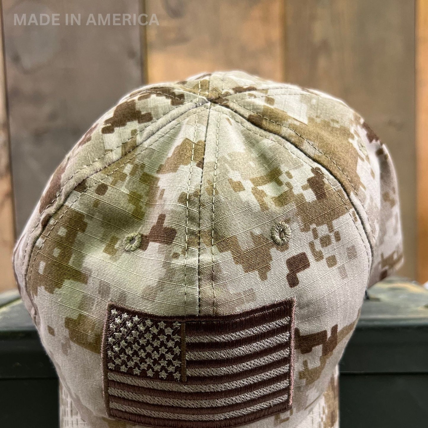Digital Camo American Flag Hat | Made In USA