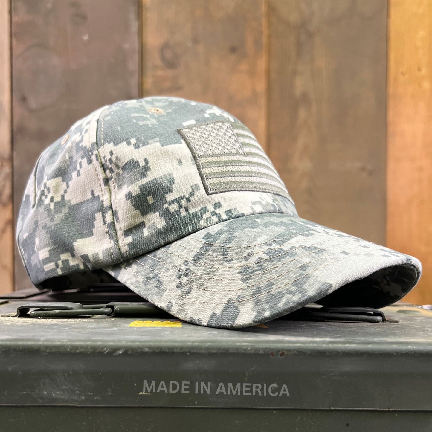 American Flag Hat | Digital Camouflage | USA Made