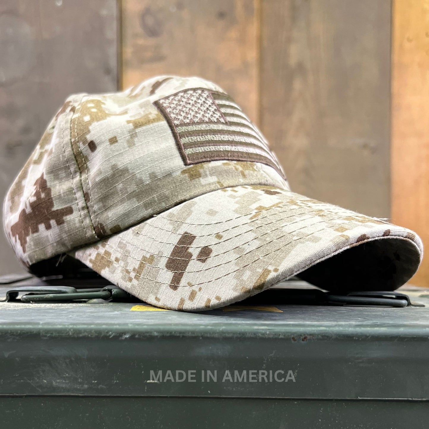 Digital Camo American Flag Hat | Made In USA