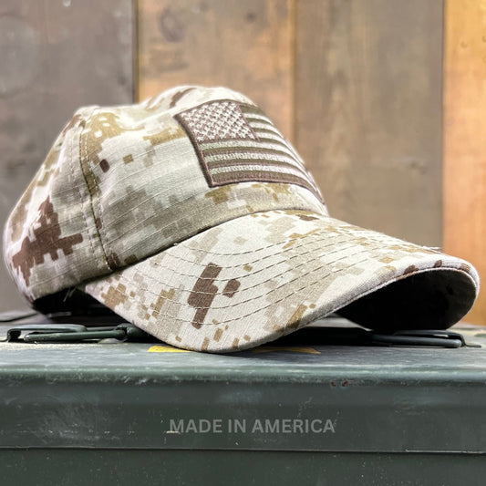 Digital Camo American Flag Hat | Made In USA