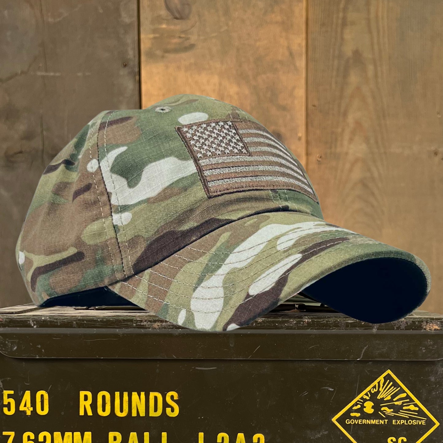 Multicam Ripstop American Flag - Range Hat