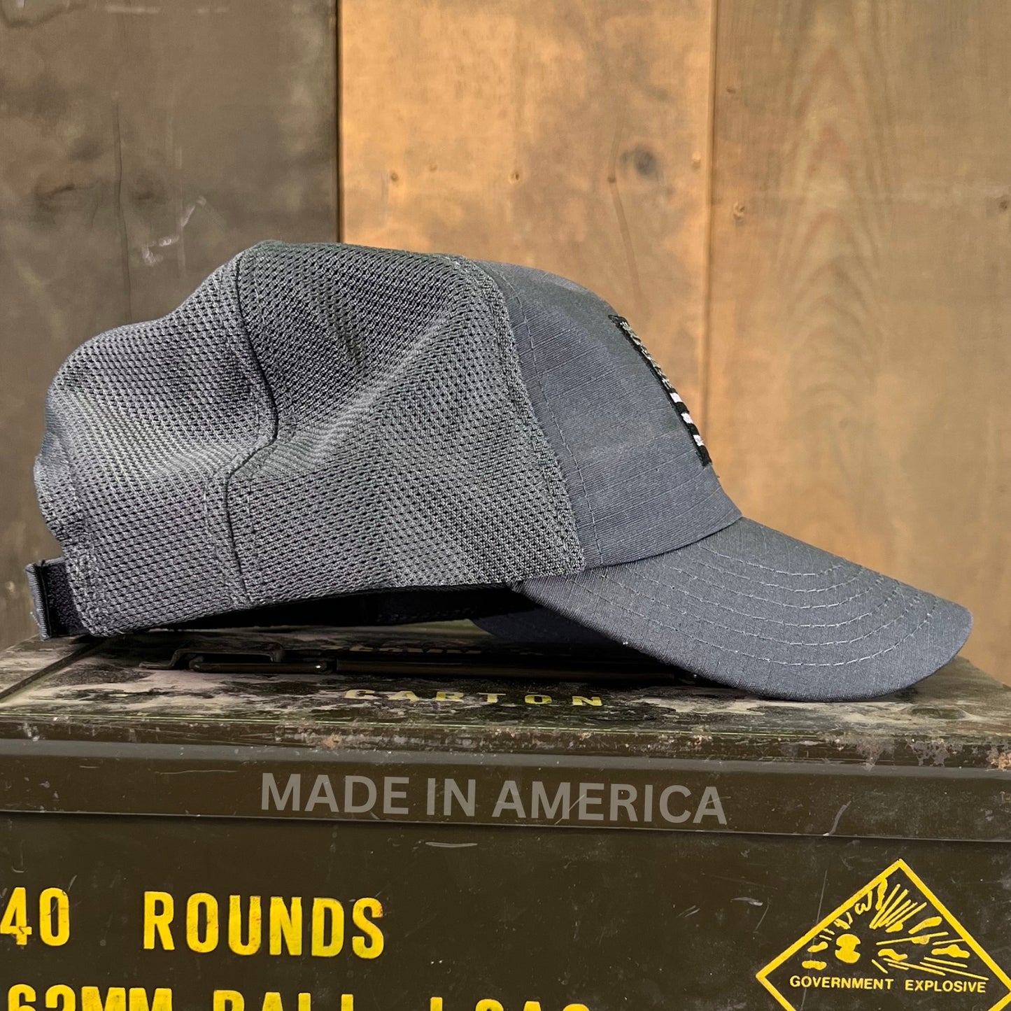 The Charcoal Mesh Back - Range Hat