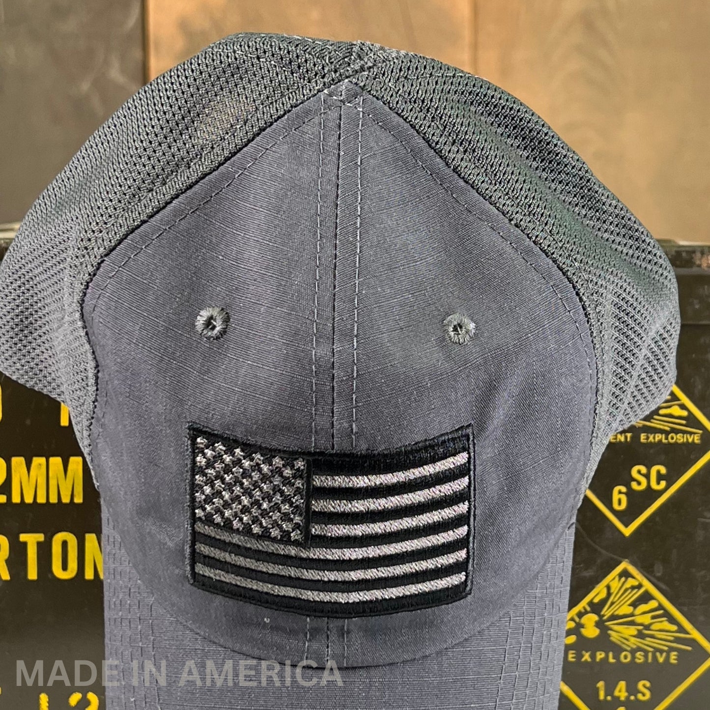 The Charcoal Mesh Back - Range Hat
