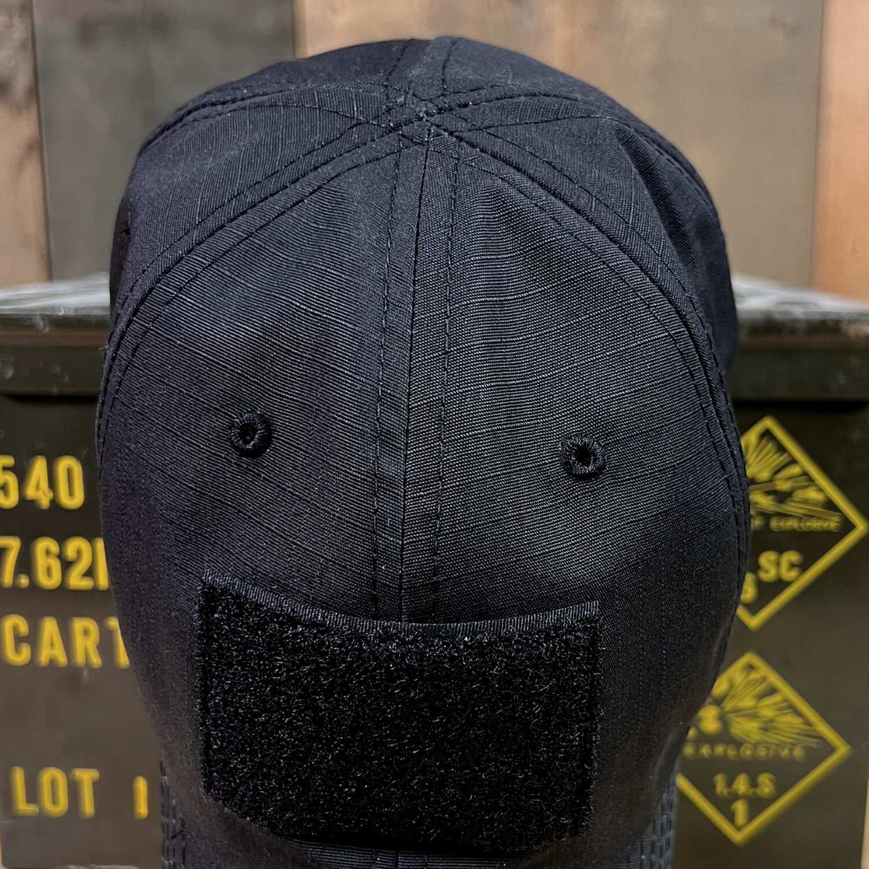 Black Ripstop Velcro Loop - Range Hat