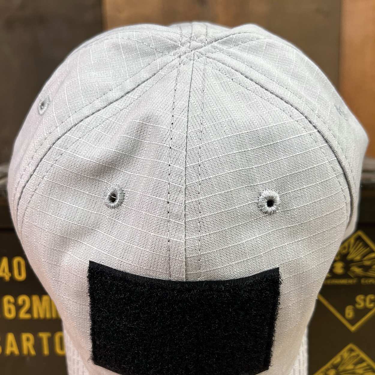 Silver Ripstop Velcro Loop - Range Hat