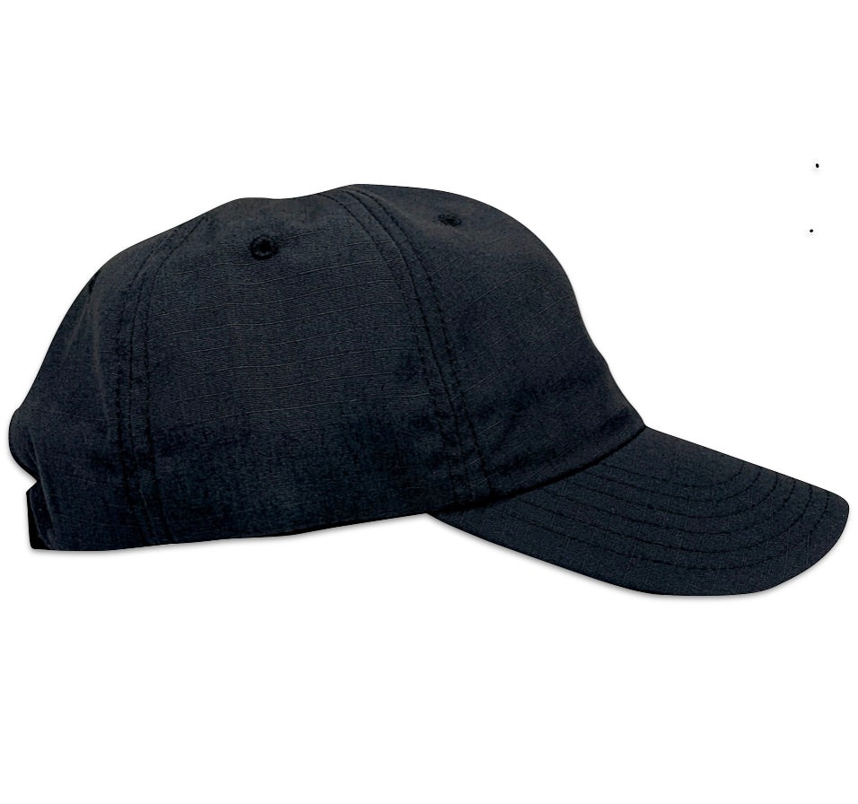 USA Made Blank Range Hat | Black Ripstop