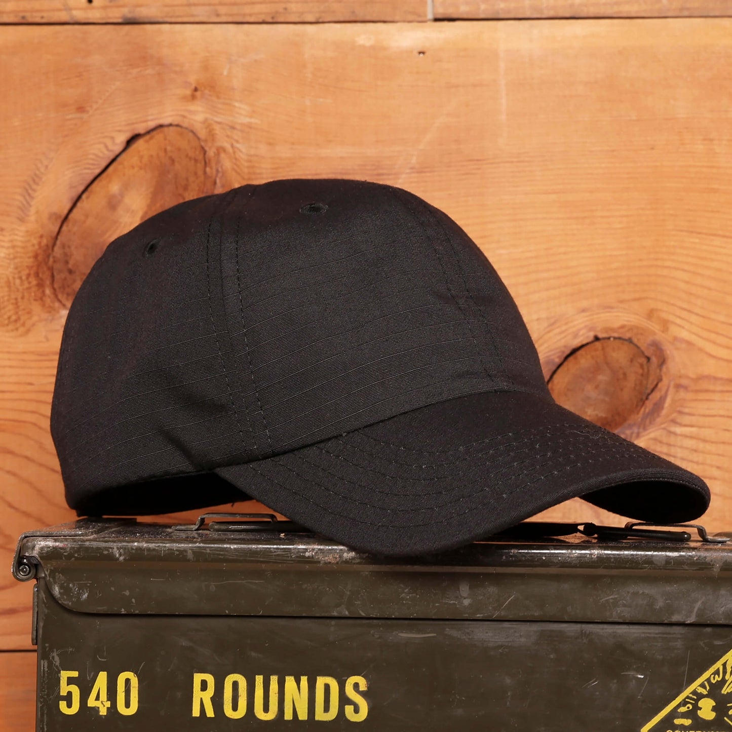 USA Made Blank Range Hat | Black Ripstop