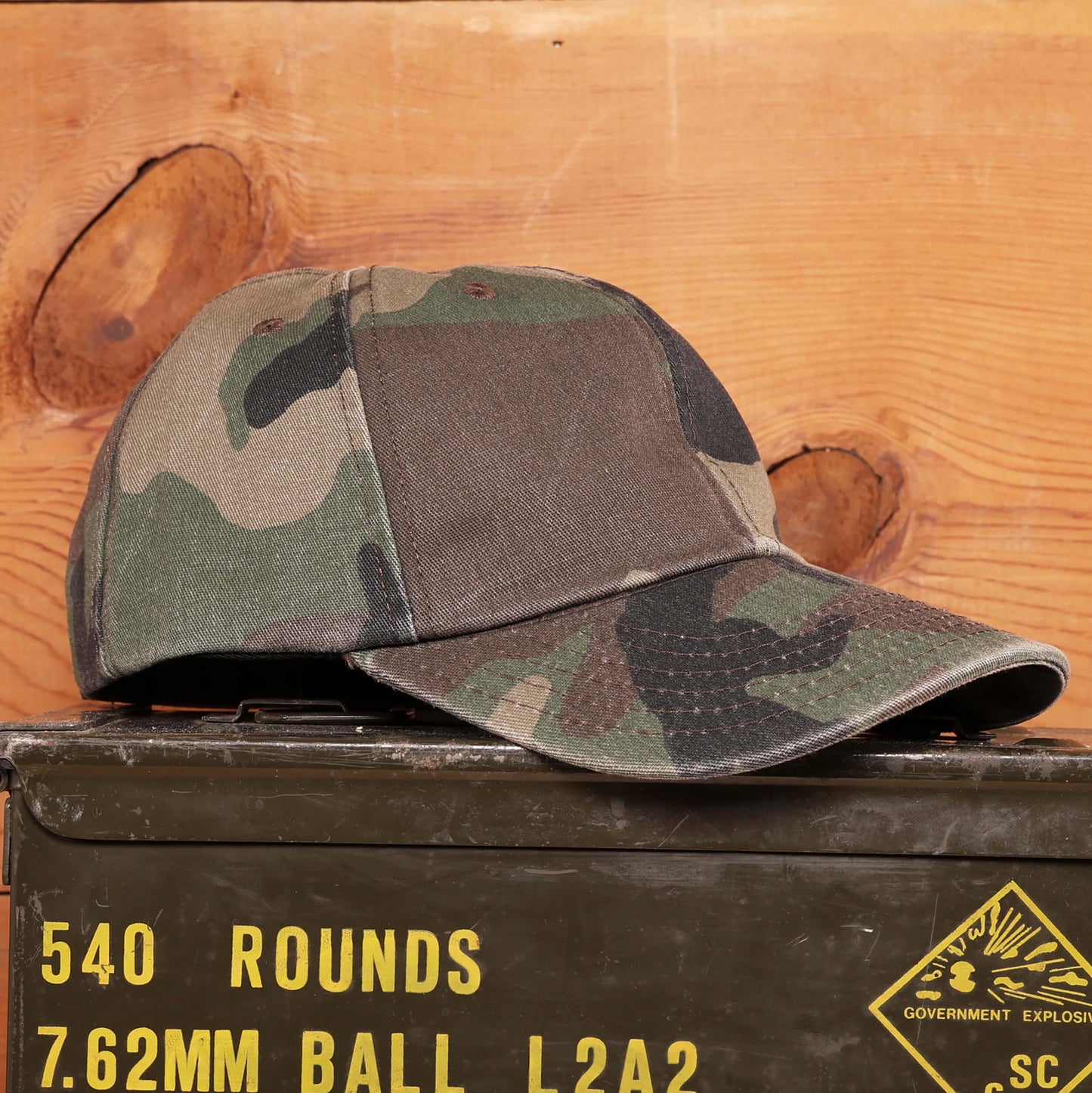 USA Made Blank Range Hat | Woodland Camo